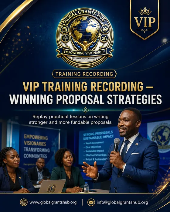 VIP Training Recording - Winning Proposal Strategies cover