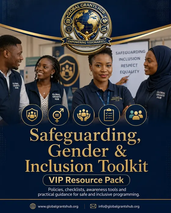 Safeguarding, Gender & Inclusion Toolkit cover