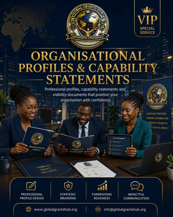 Organisational Profiles & Capability Statements cover