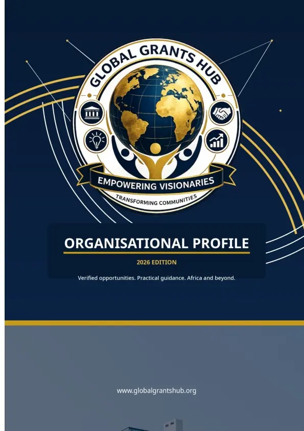 Global Grants Hub Organisational Profile — 2026 Edition cover